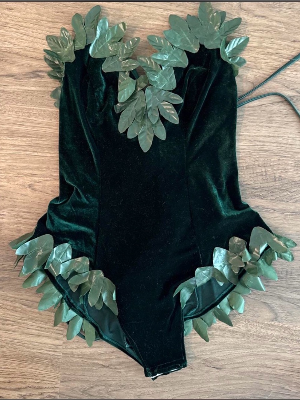 Custom corset back ivy suit velvet